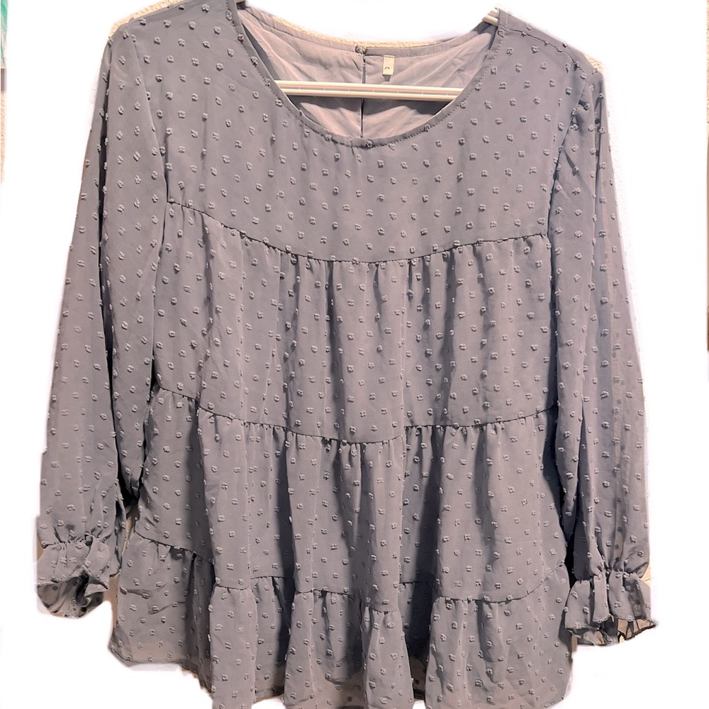 Top blouse light blue S